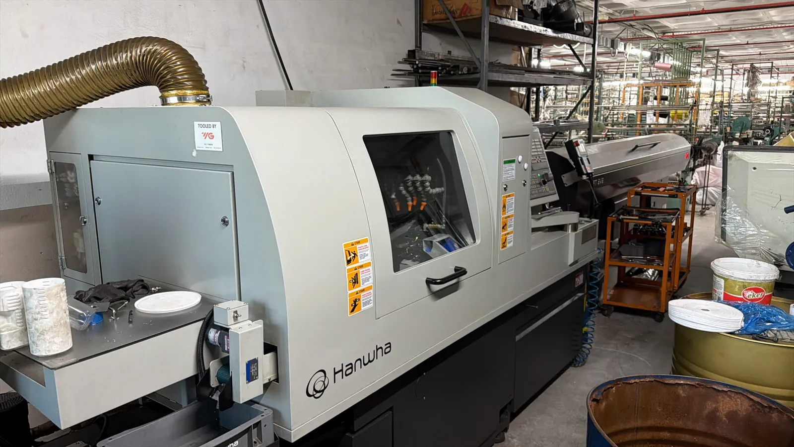 Hanwha Ø32 - 8 Eksen CNC Kayar Otomat